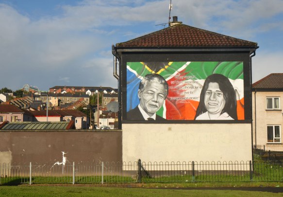 mural with Nelson Mandela