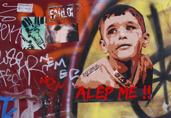 paste up of a boy's head and shoulders by raf urban 