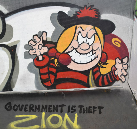 government is theft graffiti
