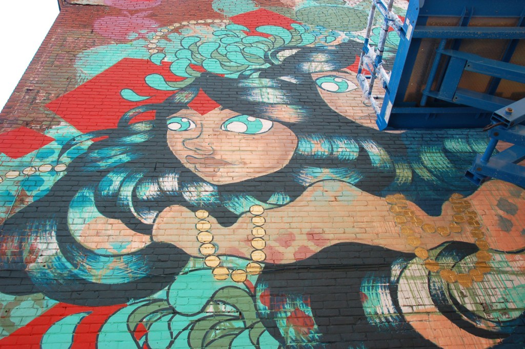 mural by nychos in Montreal