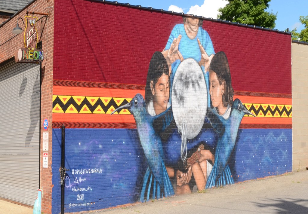 a mural on Downs Street in Kingston New York