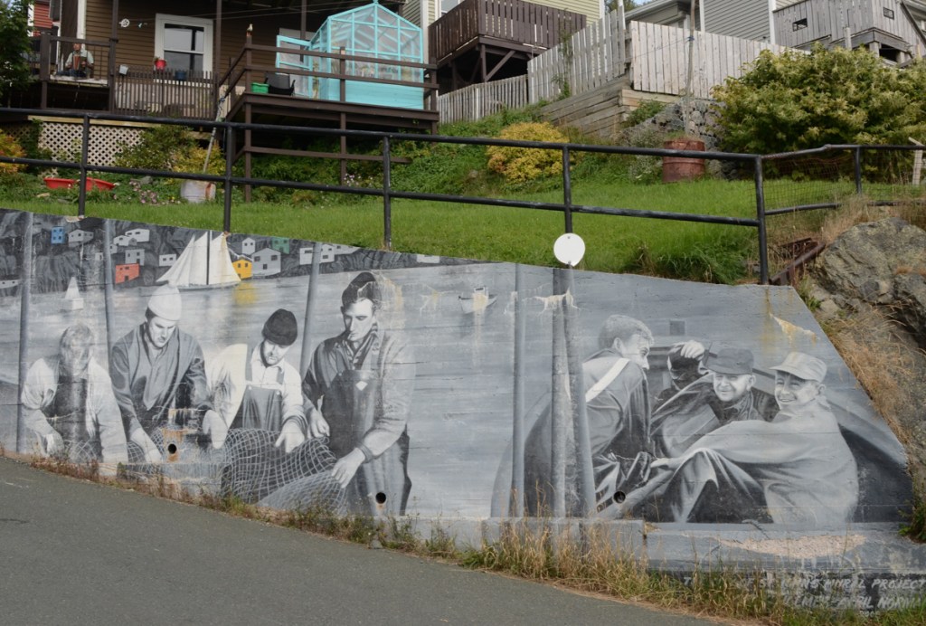 mural on Battery Road in St. John's