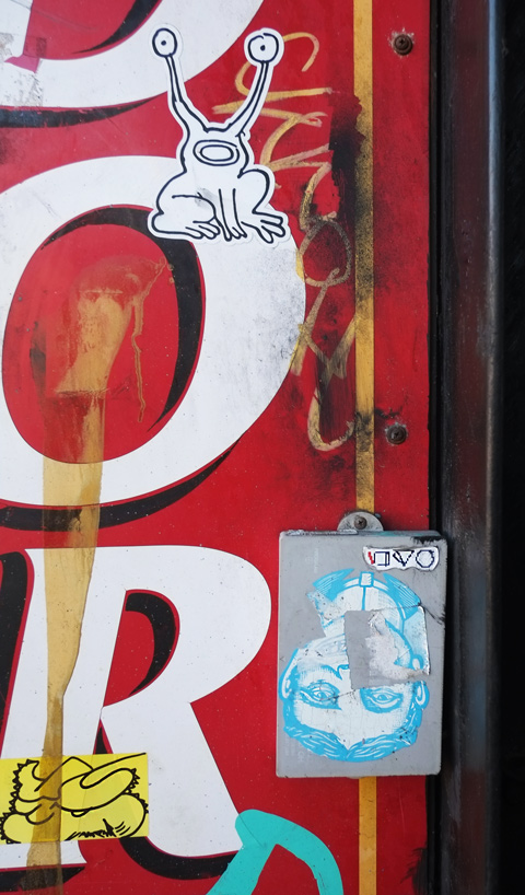 three slaps on a wall 