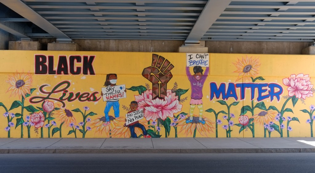black lives matter mural