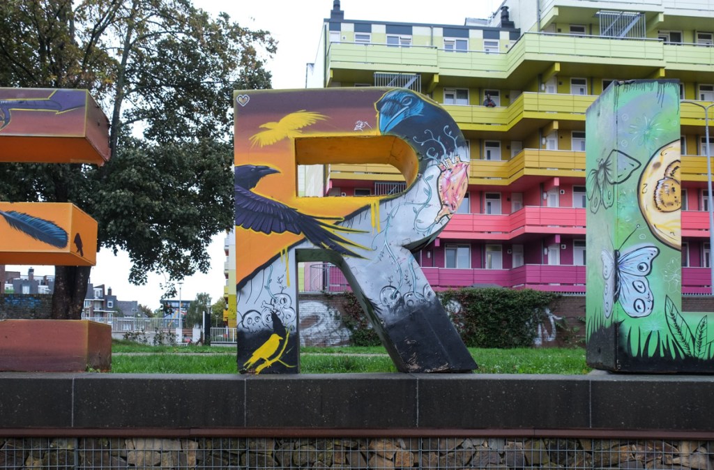 middle of Heerlen 3d sign