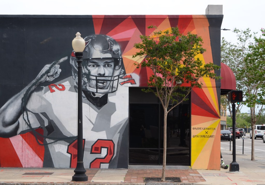 Tom Brady mural