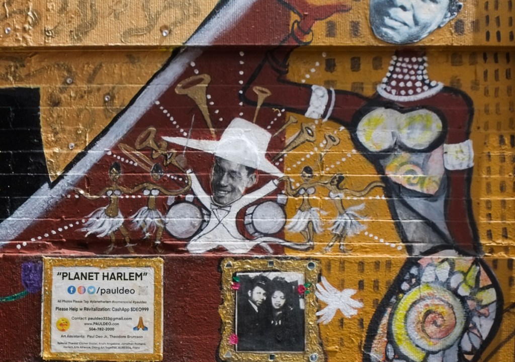 part of planet harlem mural by Paul Deo