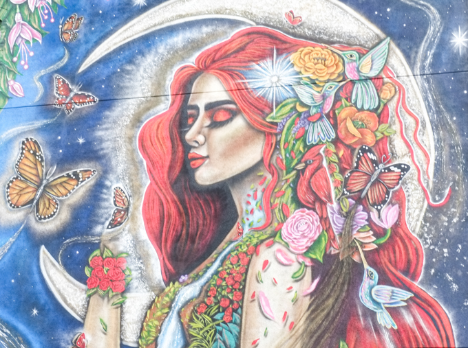 part of a colello creations mural in syracuse