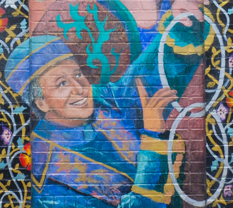 circus magician with two steel rings