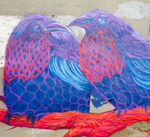 street art mural in Chatham Ontario,