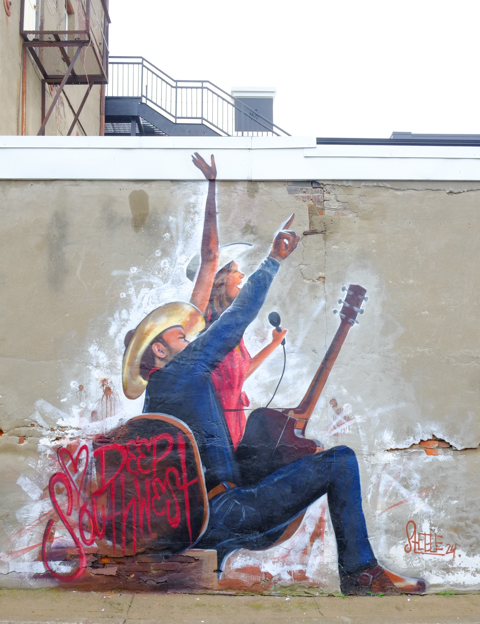 street art mural in Chatham Ontario,