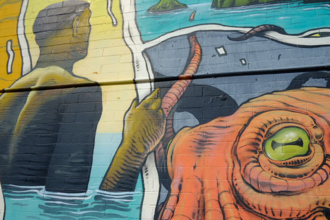 street art mural in Honolulu