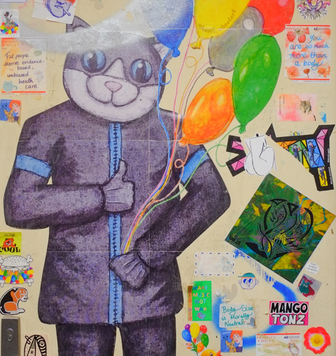 graffiti on a door in an alley in melbourne