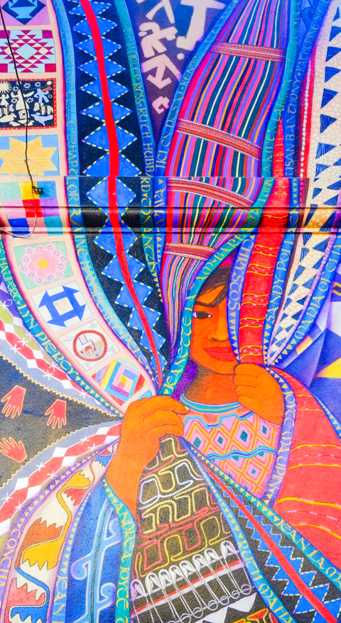 part of maestrapeace, a mural on the womens building