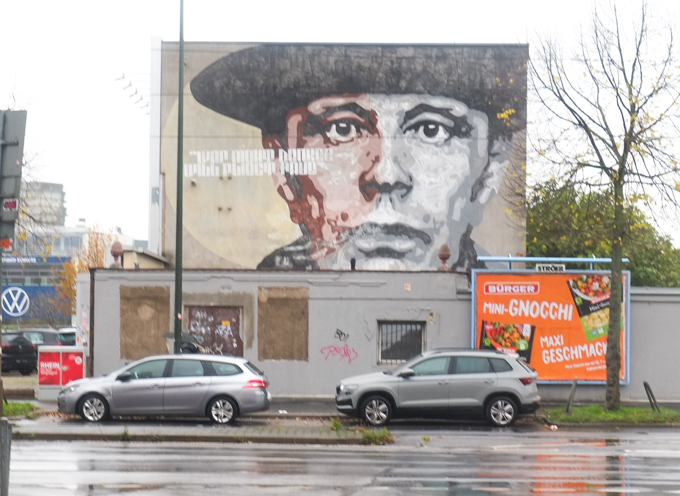 street art mural in Dusseldorf Germany