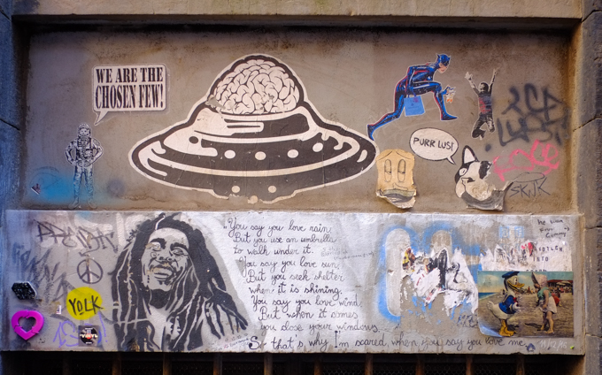 Graffiti in Higson Lane