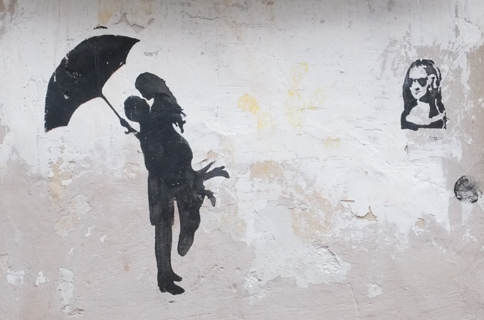 stencil graffiti in Palermo