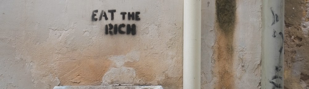 eat the rich graffiti