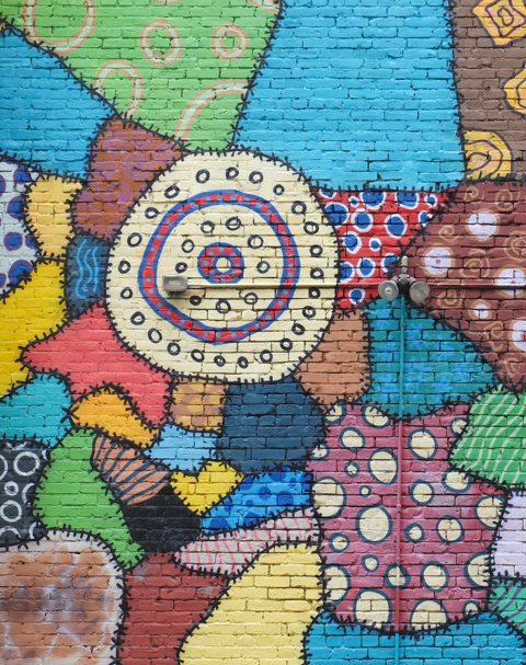 part of mural by Caleb Neelon