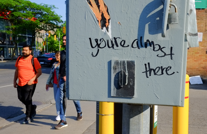 graffiti that is all text, words that say 