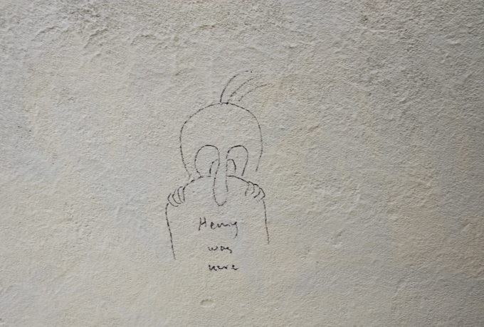 graffiti, Henry was here