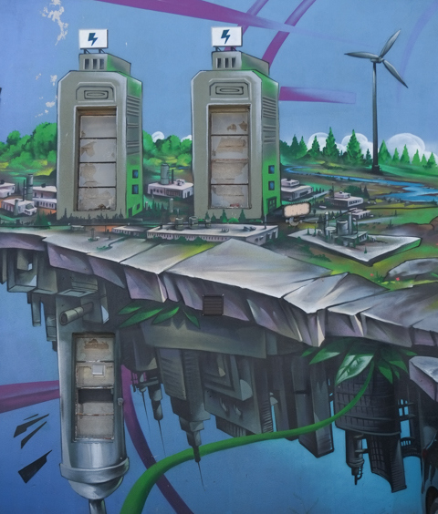 part of a mural by Bruno Smoky