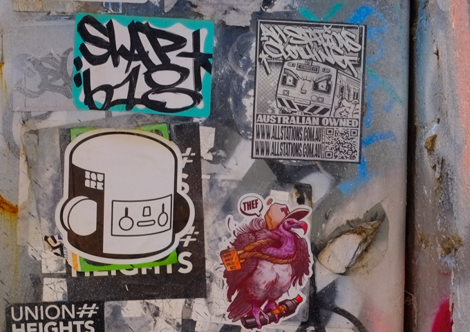 slaps on a wall in Windsor Melbourne Australia