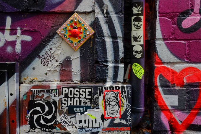 graffiti in Drewery Lane Melbourne, 