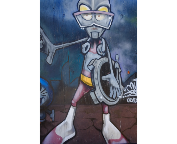part of a larger mural by Eastthree, 