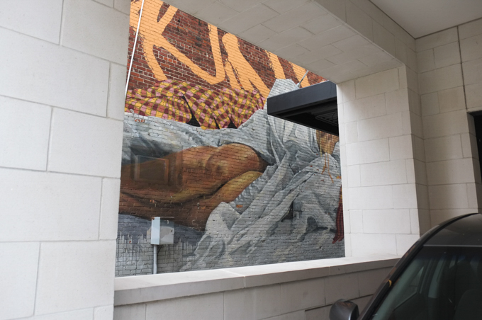 street art mural in Lynn Massachusetts by Fonki