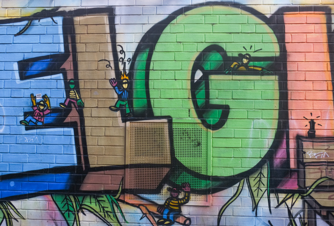 Belgian Quarter mural