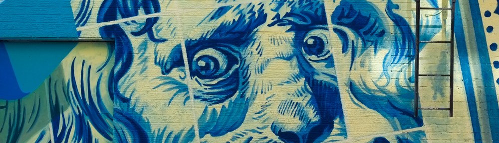 face of a lion in a mural by kevin ledo in Montreal